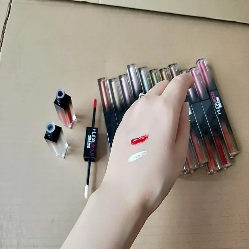 Новинка 2021 года hudamoji Beauty матовые и металлические расплавленные тени для век