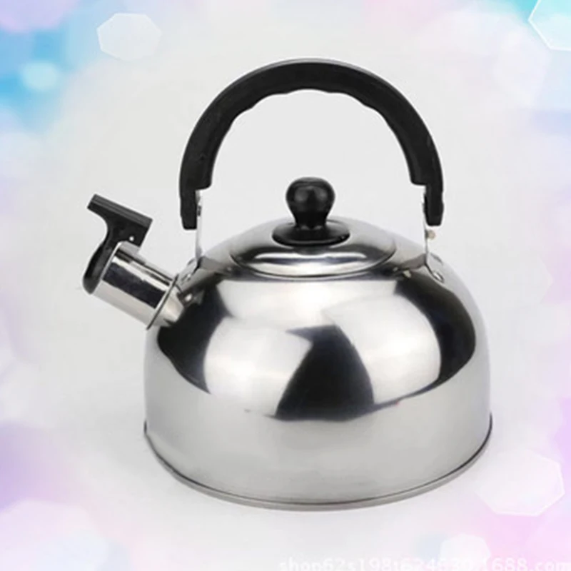 Stainless Steel Whistling Kettle Teapot Electric Gas Hobs Stove Top Camping 3L |