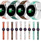 Силиконовый ремешок для наручных часов, Рождественский браслет для Samsung Galaxy Watch Active, спортивный браслет для Samsung Watch 22 мм 20 мм