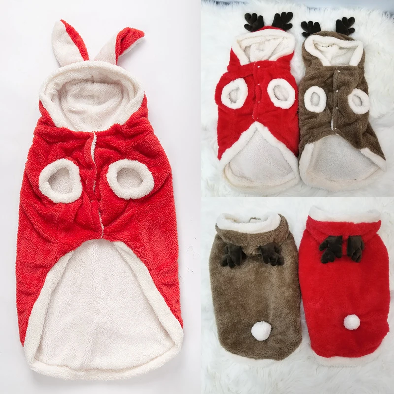 Пальто для больших собак теплая зимняя одежда Рождественская куртка домашних