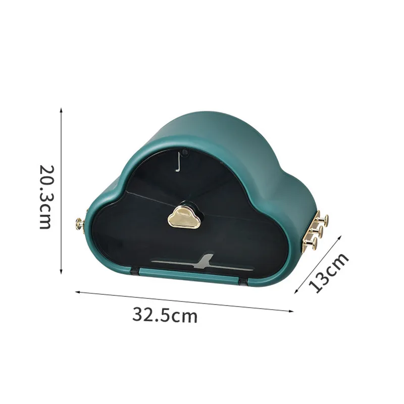 

Multifunctional Punch-Free Shelf Creative Wall-Mounted Household Toilet Storage Tissue Box Waterproof Bathroom Accessories