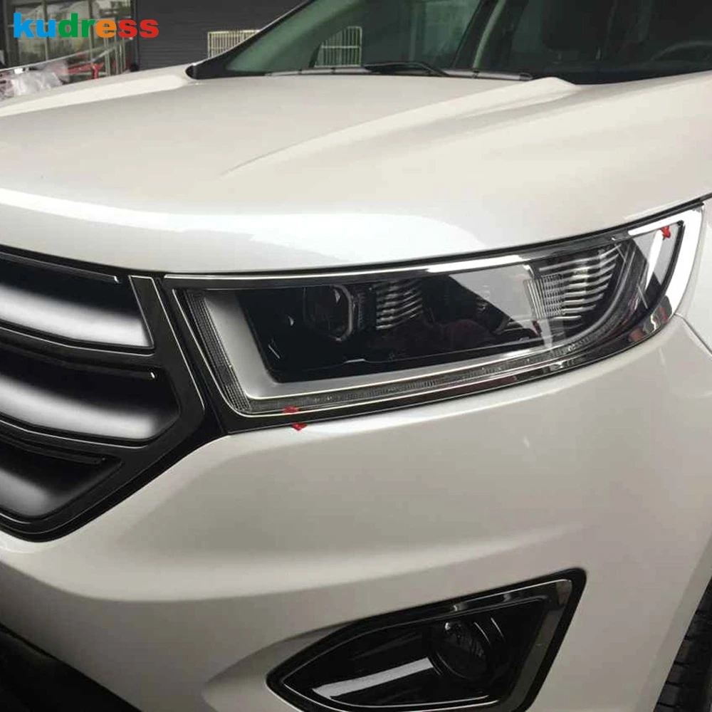 Для Ford Edge 2015 2016 2017 АБС хромированная Защитная панель для переднего головной