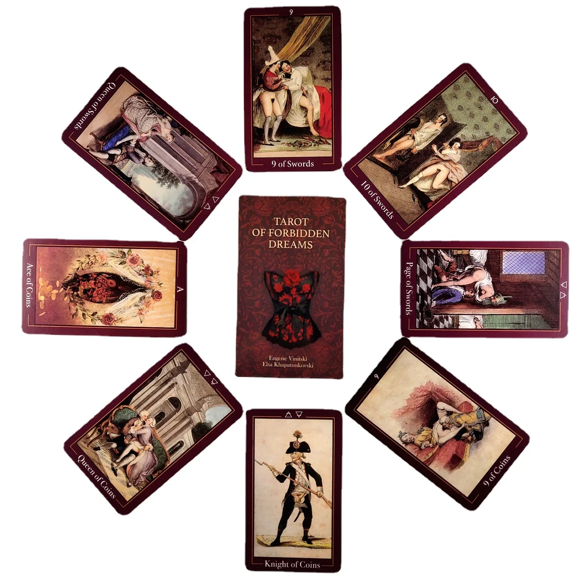 

Latest Tarot of Forbidden Dreams Tarot Cards Full English For Guidance Divination Fate Tarot Deck Board Games For Friends Party