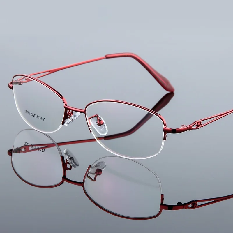 SUMONDY очки для чтения по рецепту SPH от 0 до + 8 женщин эллипс титановый сплав оправа