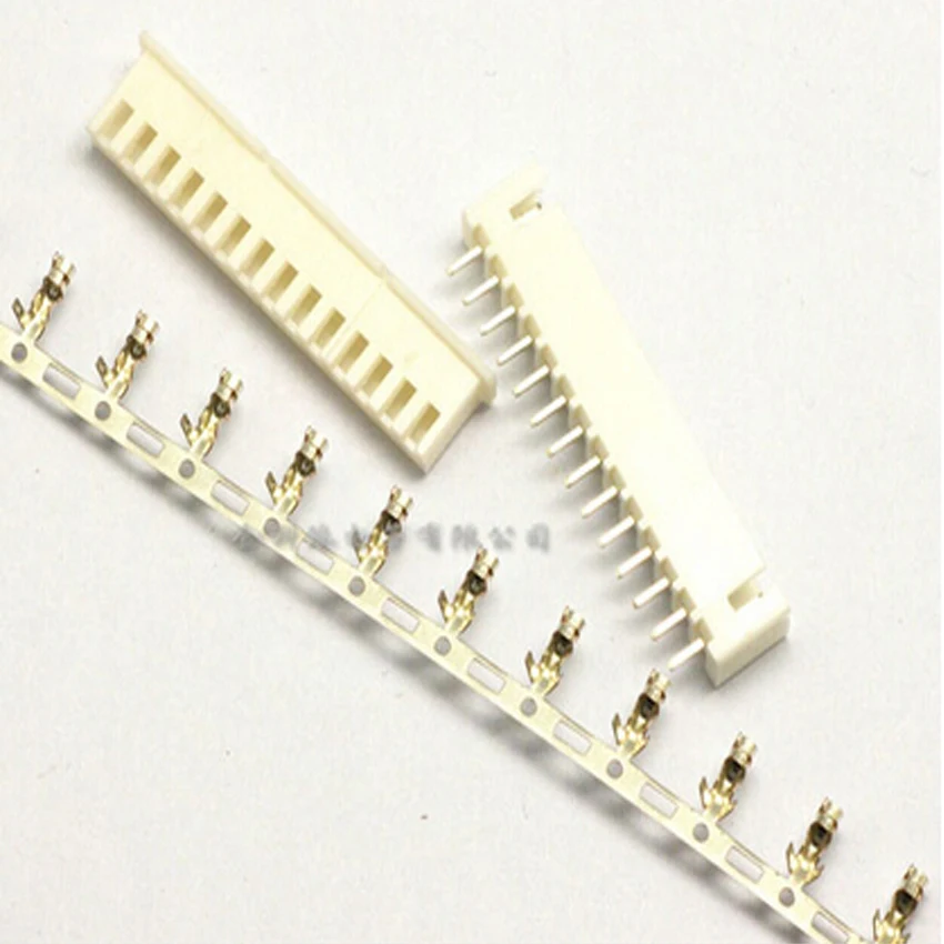 

50Set/Lot PH2.0 2.0mm 14Pin 14P 180-Degree Straight Needle Male Pin Header + Terminal + Female Housing Connector