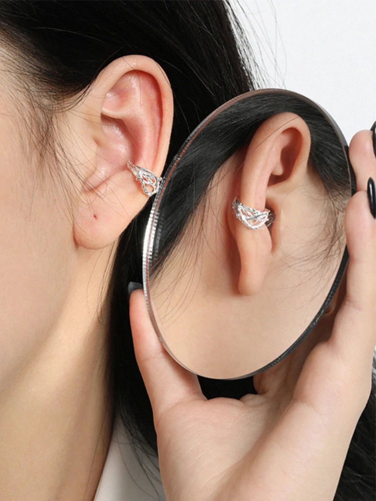 

S'STEEL Statement Earrings For Women Sterling Silver Clip Earring Trendy Irregular Gold Earings Party Personalized Fine Jewelry