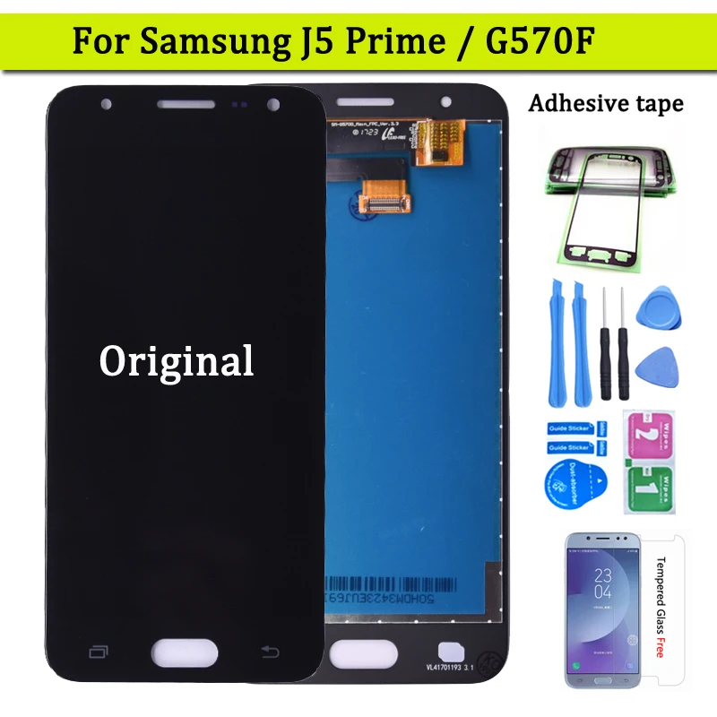 Для Samsung GALAXY J5 Prime SM G570F G570Y G570M ЖК дисплей и сенсорный экран дигитайзер в сборе