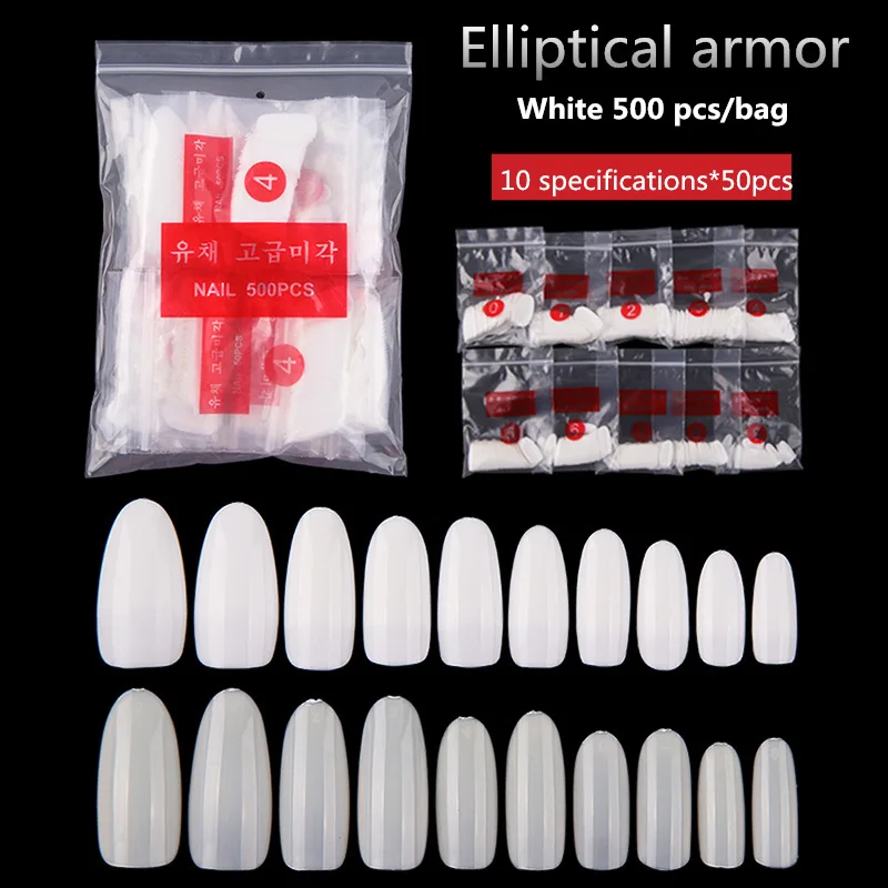 Оптовая продажа DIY 500 шт/партия натуральные средние овальные круглые короткие