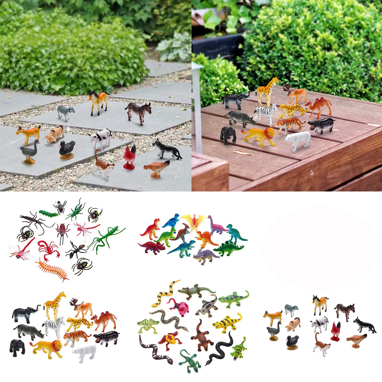 Искусственное пластиковое украшение для растений искусственное животных | Дом и