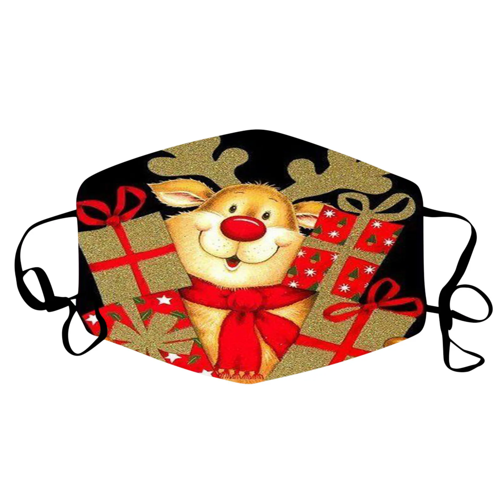 

1PC Christmas Mask Adults Washable Reusable Dust Protection Face Mask Cotton Cloth Facial Mask Mascarillas Multi-color Masque