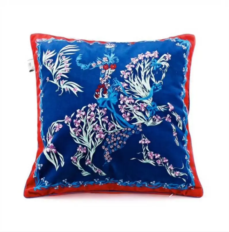 Европейский дизайн Cojines Decorativos Para Sof Зара* женский геометрический конский бренд чехол для подушки с Северными мотивами Королевский роскошный чехол для подушки - Цвет: 11