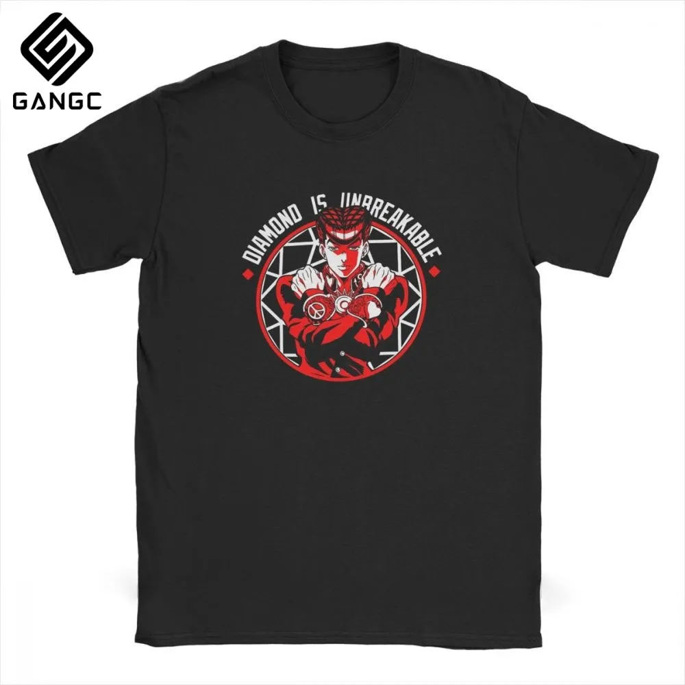 Летние хлопковые футболки с круглым вырезом Джоджо бицзе приключения Звездная