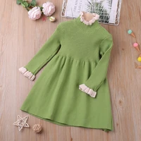 new autumn winter knitted sweater dress for new year 2022 kid clothes children dresses for girl for 2 6 years