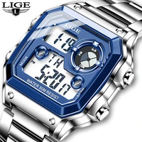 electronic watch men sport waterproof date alarm wristwatch 2021 lige new fashion mens watches top brand luxury chronographbox