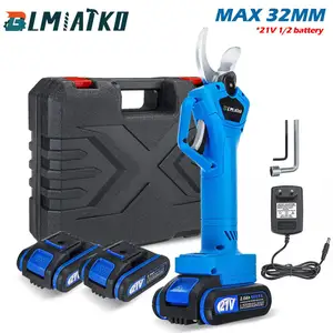 Ножницы садовые BLMIATKO, 1500 Вт, 21 в, перезаряжаемые, с 2 аккумуляторами