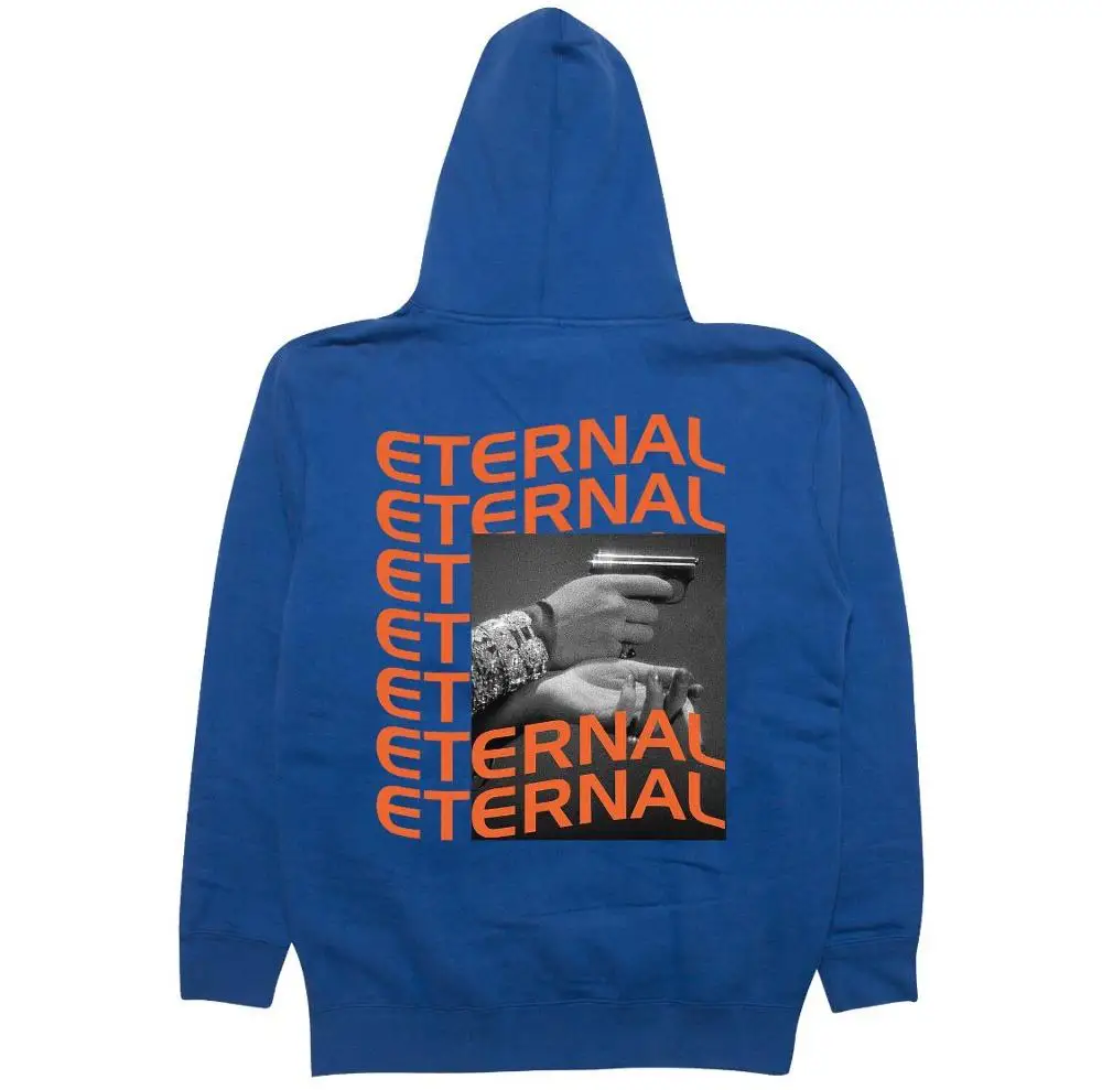 Голубая вечная Толстовка Gildan|Мужские толстовки и свитшоты| |