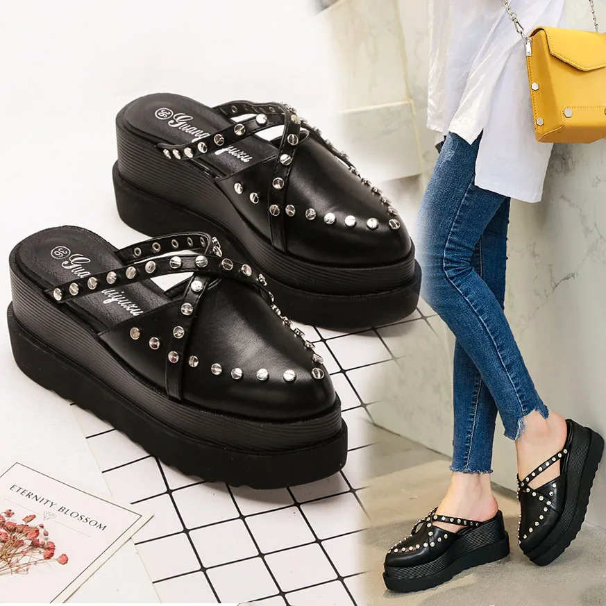 Riband с принтом на шнуровке Лоферы Обувь толстой подошве острым носком Туфли без