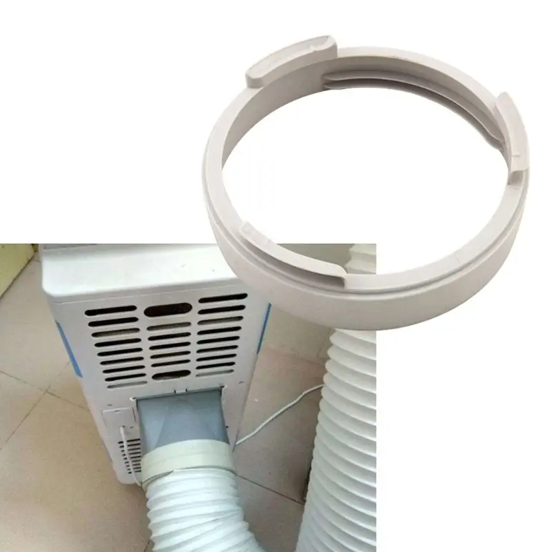 

15cm Round Portable Air Conditioning Body Exhaust Duct Interface Pipe Connector 97BB