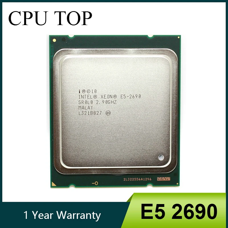 

Процессор Intel Xeon E5 2690, 2,9 ГГц, 20 Мб кэш-памяти, LGA 2011, серверный процессор SROLO C2