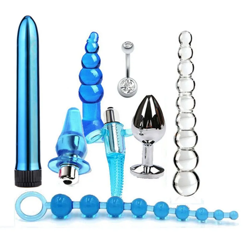 Набор силиконовых секс игрушек 7/8 шт. силиконовая Анальная пробка из нержавеющей