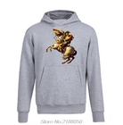 Мужская Флисовая Толстовка с капюшоном, с принтом лошадей