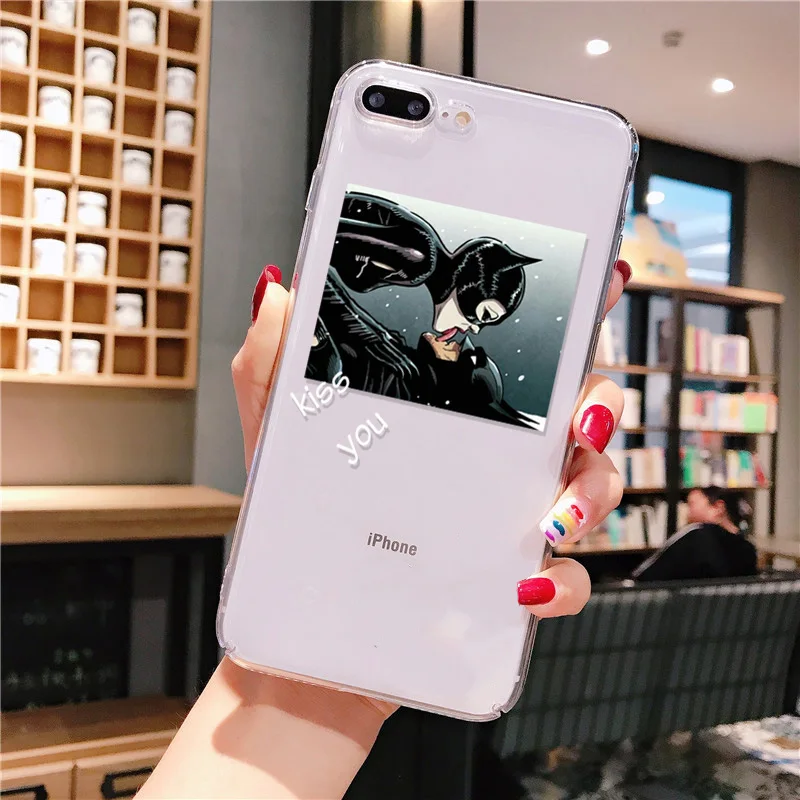 Забавный милый прозрачный мягкий чехол из ТПУ для IPhone 11 Pro XS MAX 8 7 6 6S Plus X XR 5 5S SE |