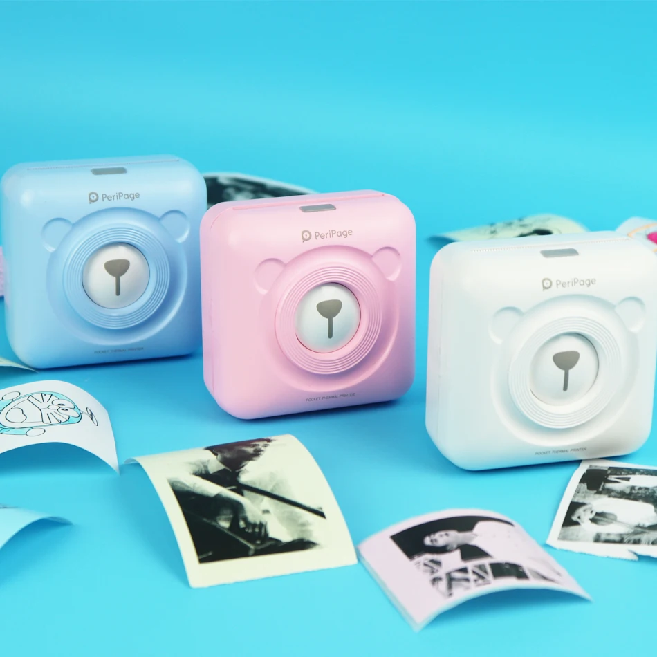58 мм Bluetooth Тепловой Фотопринтер 2-дюймовый Мини Карманный Маленький Симпатичный Peripage A6 Беспроводной Фотопринтер для IOS Android System