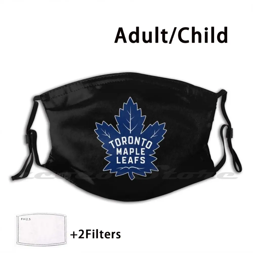 

Maple Leafs , Toronto Mask Cloth Washable DIY Filter Pm2.5 Adult Kids Toronto Team Usa Us Canada Sport Ice Hockey League Of