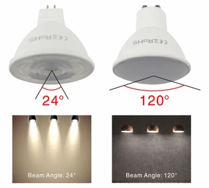 Светодиодная лампа направленного света GU10 MR16 GU5.3 E27 E14, 6 Вт, 220 В