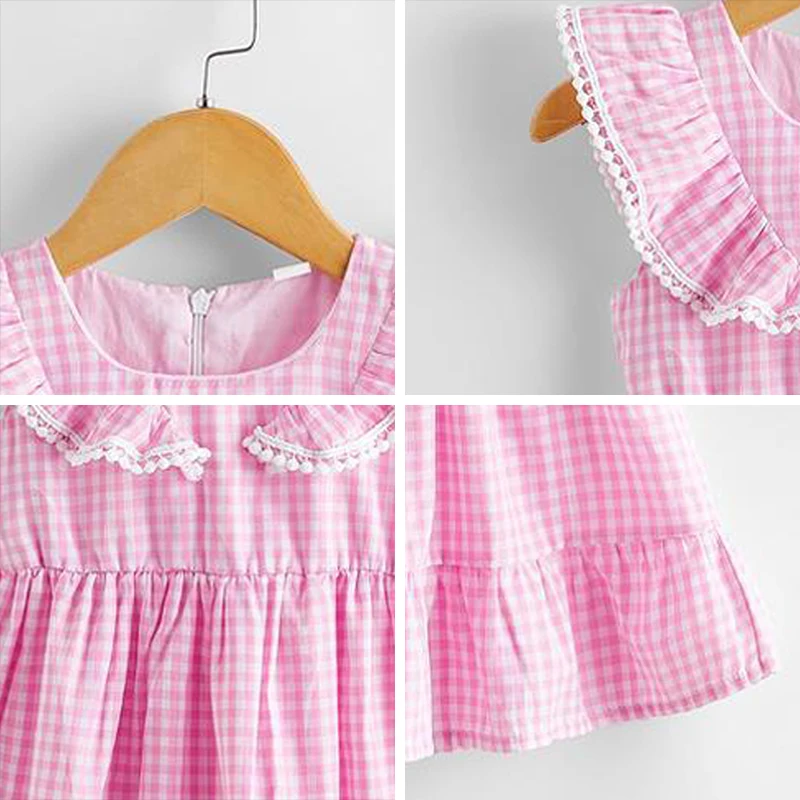 

Keelorn Girls Princess Dresses 2021 New Summer Toddler Suit Sleeveless Ruffles Costumes Fashion Casual Children Clothing 1-5Y