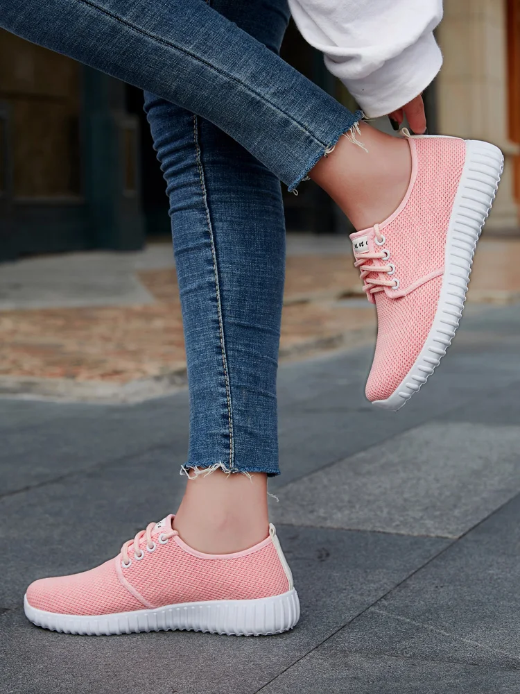 Woven slippers for women vulcanized shoes casual mesh soft walking | Обувь