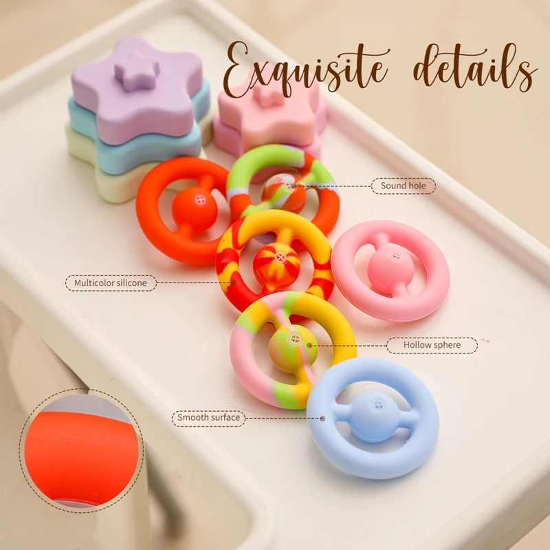 1 предмет Еда Класс силикон рукоятка игрушка для снятия стресса уменьшить