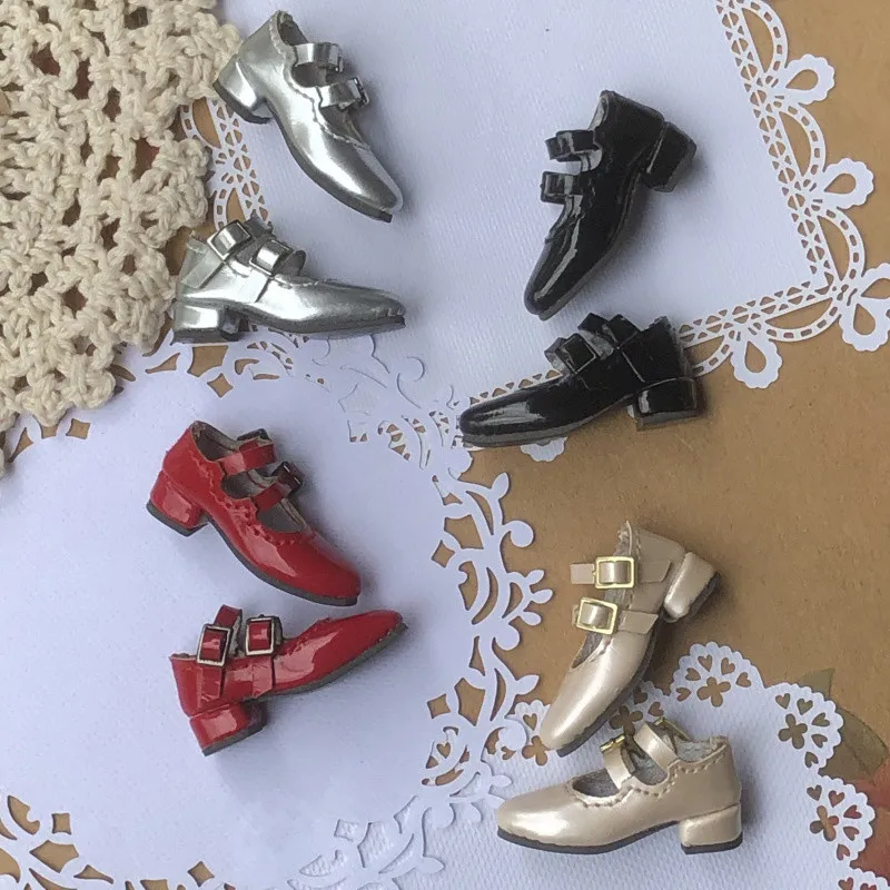 3 4 см Blyth винтажные Туфли Мэри Джейн на высоком каблуке (подходит для кукол Barbi Pullip