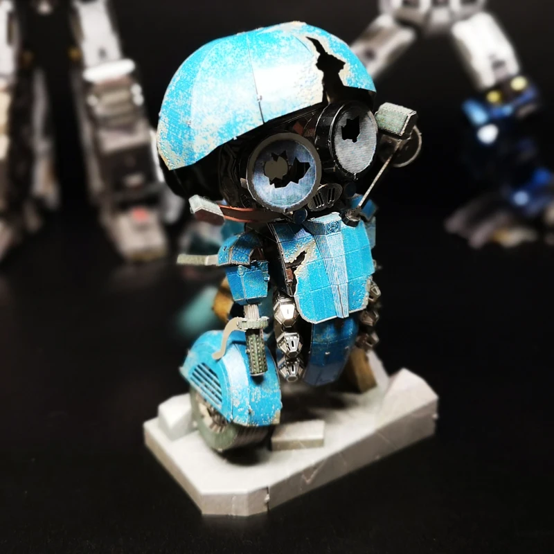MU 3D металлическая головоломка Sqweeks последний Рыцарь Модель наборы YM-N054 DIY 3D лазерная резка сборка головоломки игрушки Автоботы