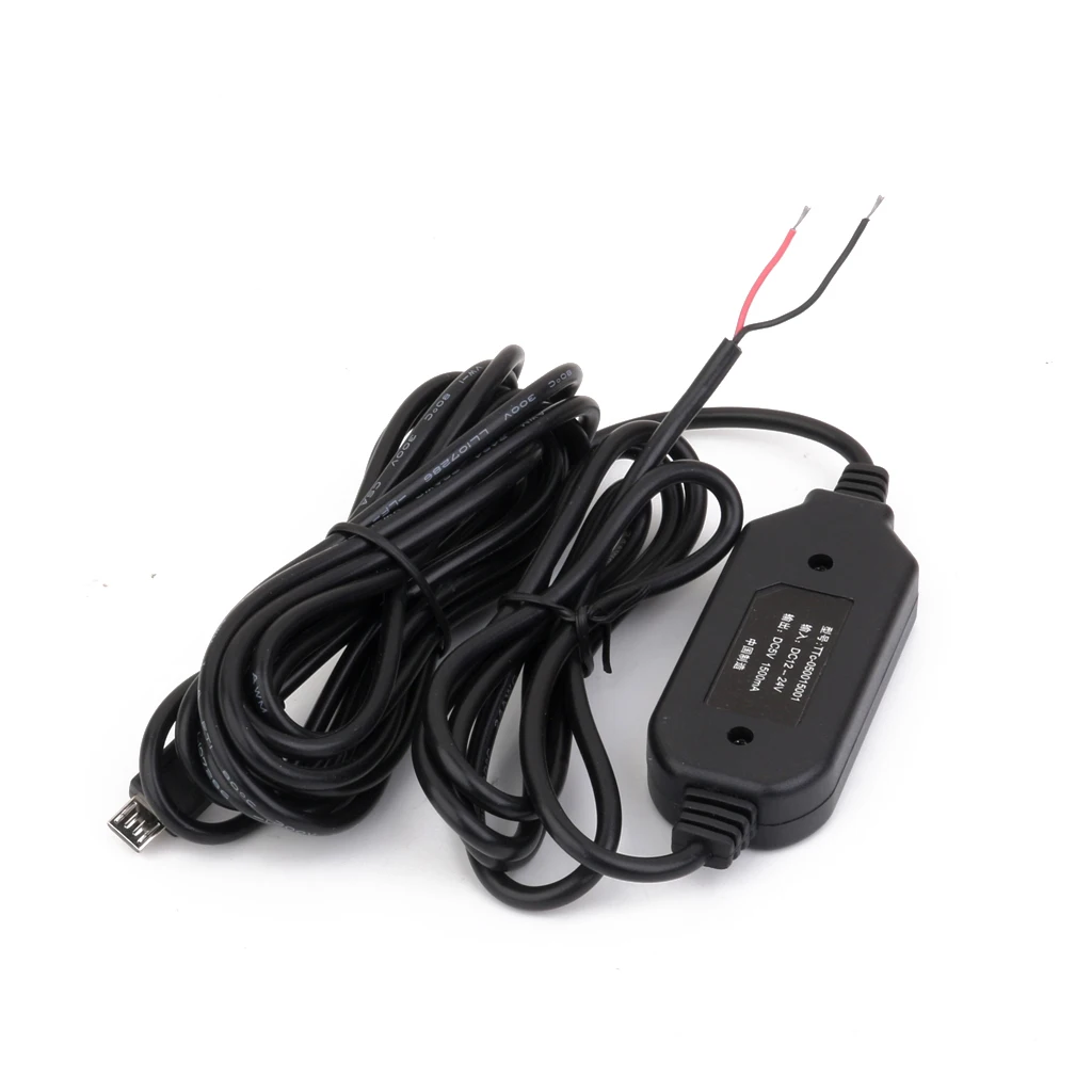 Преобразователь постоянного тока 12V power понижающий до 5V Micro USB кабель провод для автомобиля