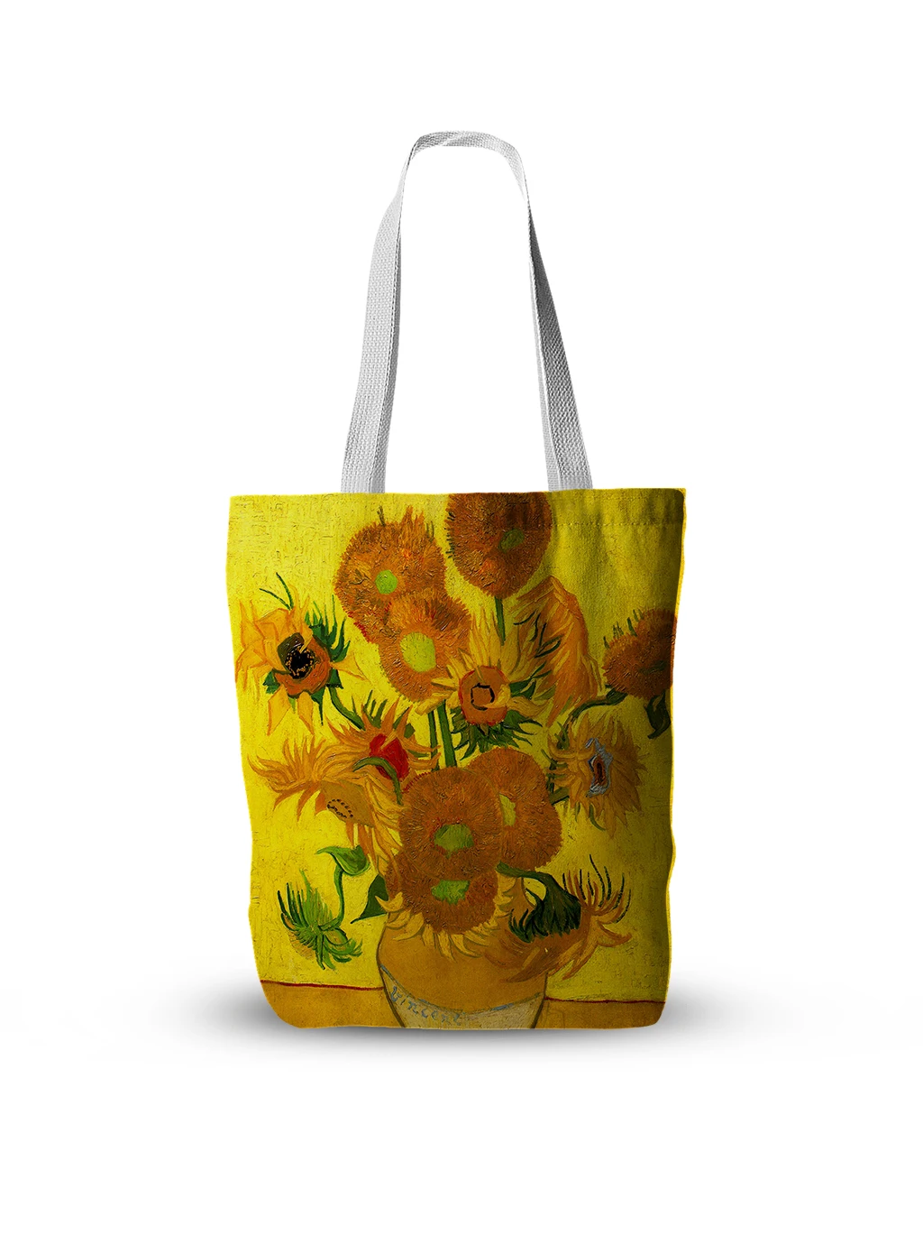 Oil Painting Tote Bag Van Gogh Art Sunflower Iris Canvas Bag Women Casual Shopping Bag Large Capacity Shoulder Bag Girl Handbag