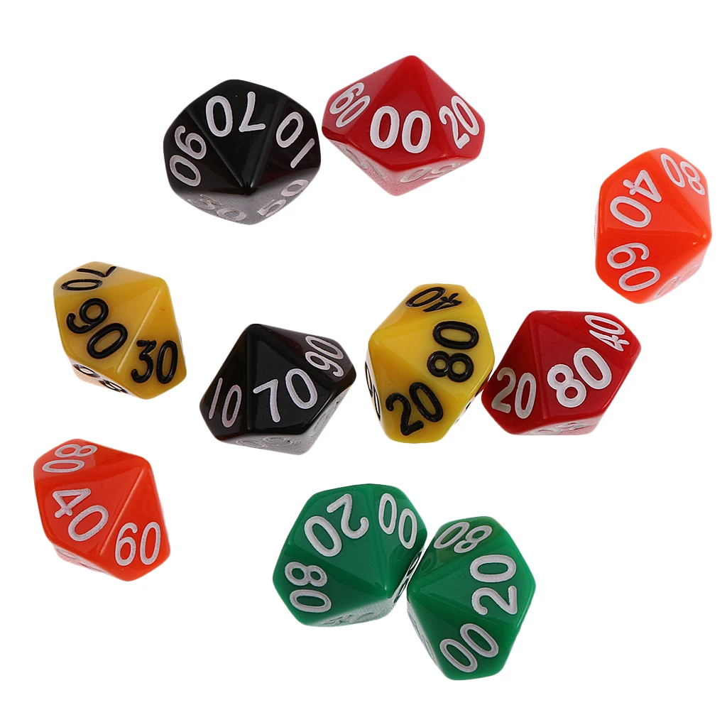 

Stylish Acrylic 10 Sided Dices D10 Dice for TRPG Roleplaying Board Game