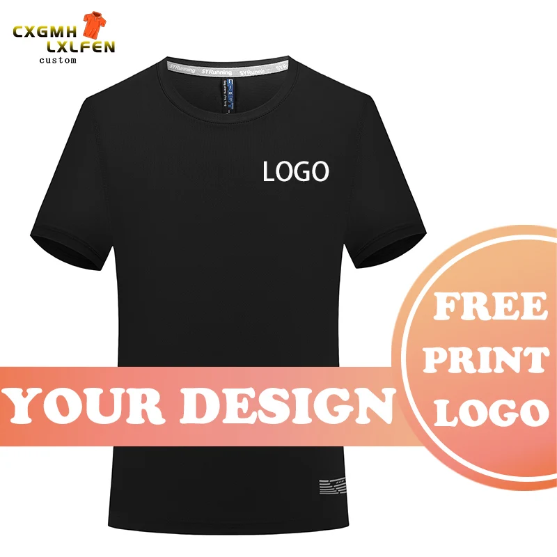 

Летняя мужская футболка из чистого хлопка, разноцветная футболка с круглым вырезом, топ из чесаного волокна, высококлассная футболка с принтом логотипа на заказ, фирменный текст