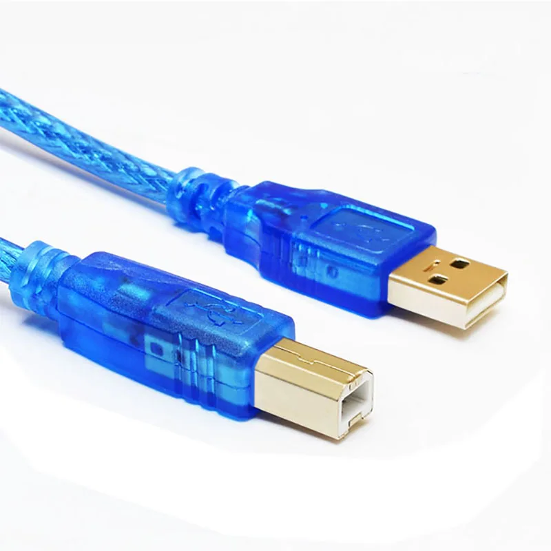 USB-кабель USB Type B (папа)-папа (папа) 2 0 для Canon Epson HP ZJiang принтер этикеток DAC USB-принтер 5