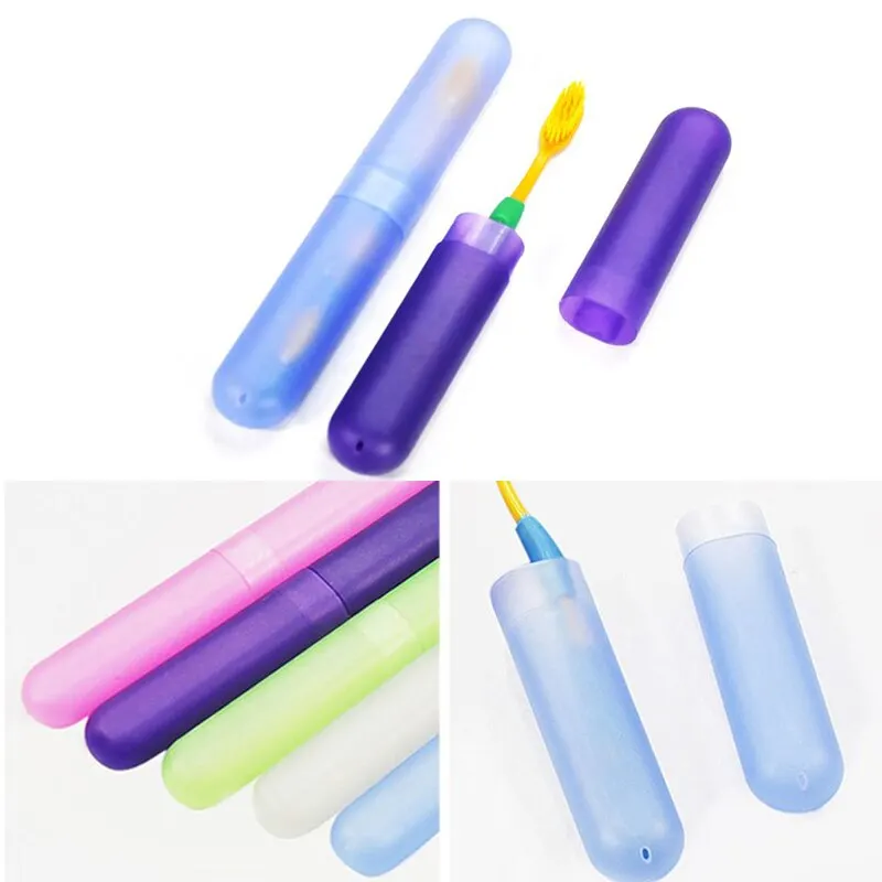 2 шт. портативный пылезащитный чехол для зубной щетки бытовой путешествия