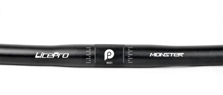 Litepro велосипедный руль monster 25 4 мм 540 580 прямой/горизонтальный из алюминиевого