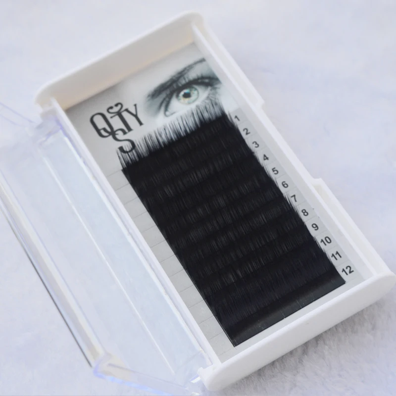 QSTY высокое качество норковые матовые ресницы имитация личных ресниц натуральный