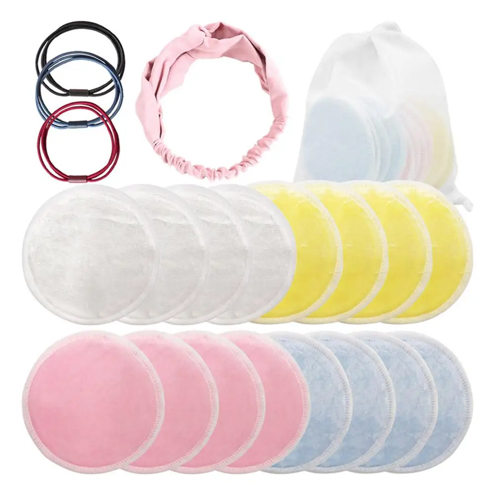7/16 шт./лот многоразовые Ватные диски Make up средство для снятия макияжа лица с