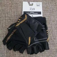 new summer men fishing gloves daiwa geniune leather thin glove quick dry wear resistant and durable mittens m l xl