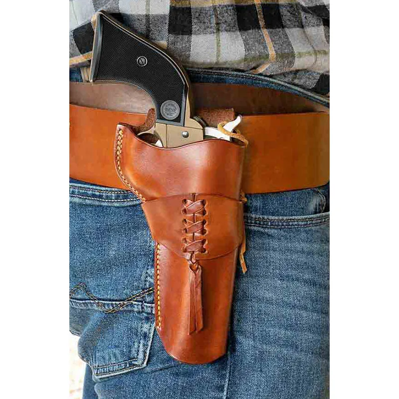 Кожаная кобура в стиле стимпанк для западного револьвера аксессуар косплея