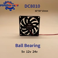 dc8010 dc fan ball bearing 5 v12v24v mosquito killing lamp notebook printer cooling fan