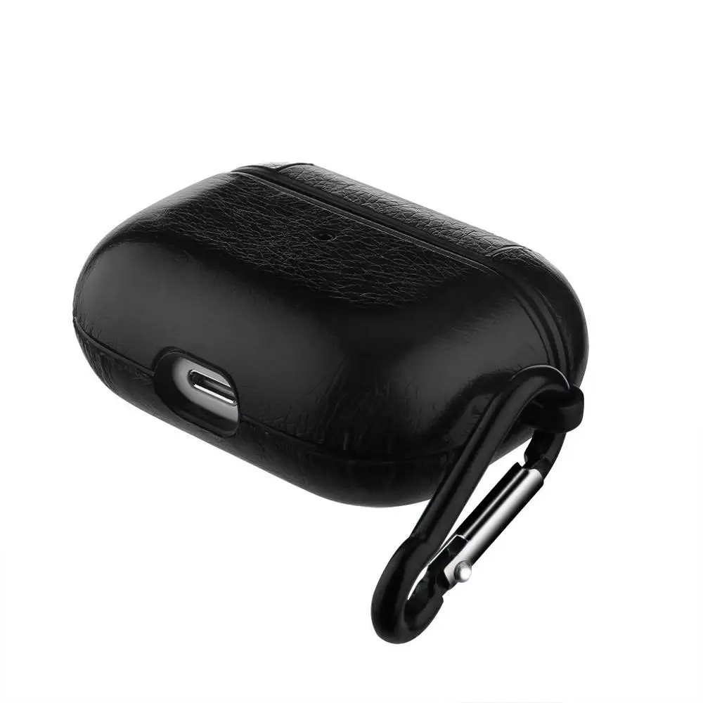 HIPERDEAL защитный чехол для AirPods Pro 2019 беспроводной зарядный Чехол кожаный с кольцом