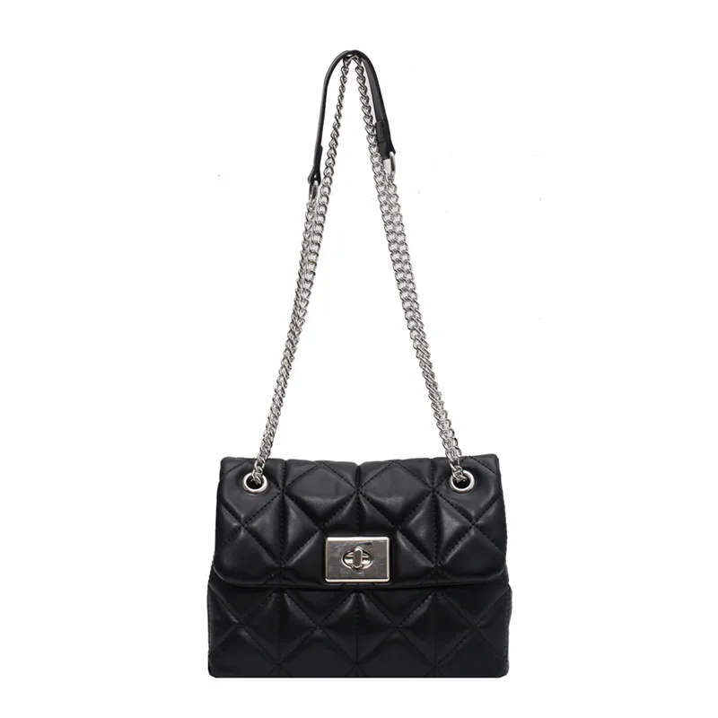 

Bag Lattice Armpit Large Tote 2021 New High-quality PU Leather Women's Designer Handbag High capacity Shoulder Messenger Bag