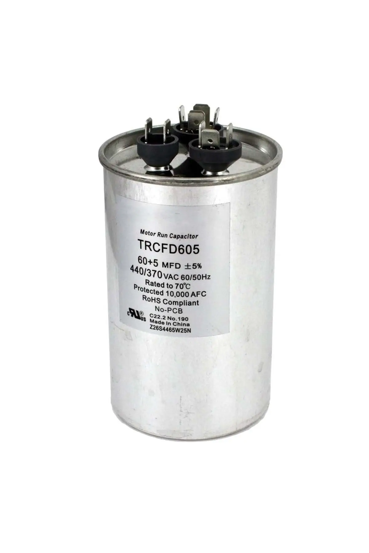 

Air conditioner capacitor (capacitance) 45 + 2,5 Mfd