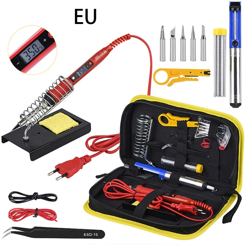 

High-Power Constant Temperature Soldering Iron Tool Set Electric Welding Tips